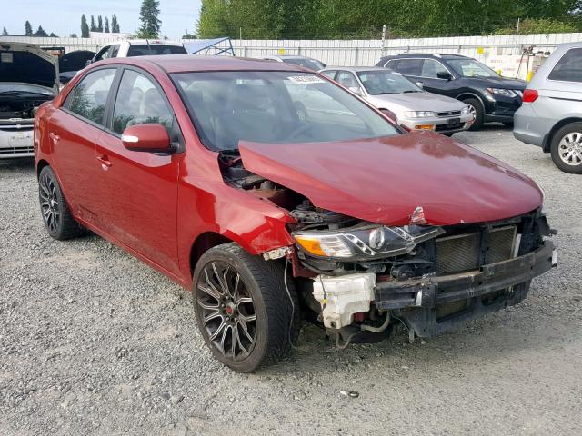 KNAFU4A2XA5104793 - 2010 KIA FORTE EX RED photo 1