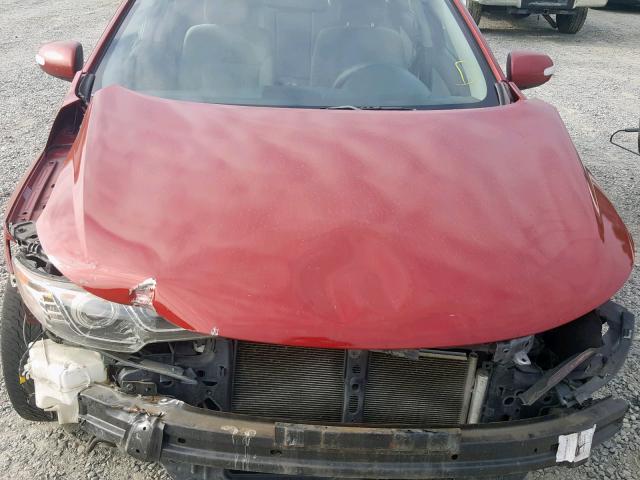 KNAFU4A2XA5104793 - 2010 KIA FORTE EX RED photo 7