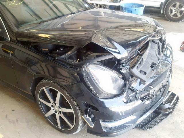 WDDGJ4HB4FG371712 - 2015 MERCEDES-BENZ C 250 BLACK photo 9