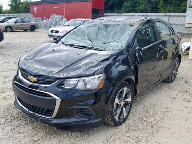 1G1JF5SB6J4138983 - 2018 CHEVROLET SONIC PREM BLACK photo 2