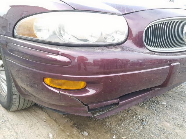 1G4HP52K54U160962 - 2004 BUICK LESABRE CU BURGUNDY photo 10