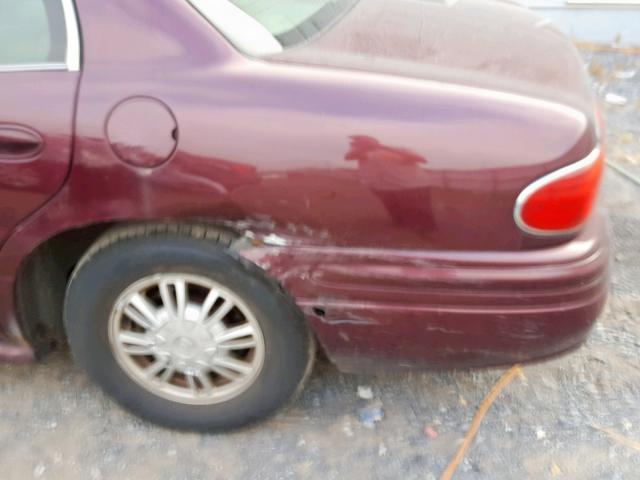 1G4HP52K54U160962 - 2004 BUICK LESABRE CU BURGUNDY photo 9