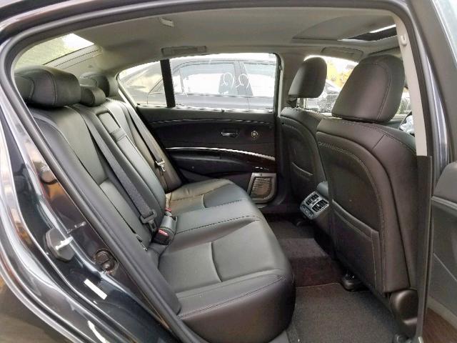 JH4KC1F9XHC000110 - 2017 ACURA RLX ADVANC GRAY photo 6