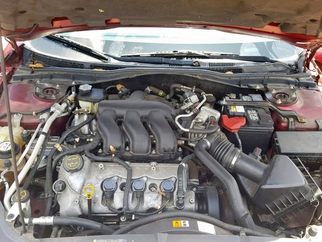 3FAHP08157R142095 - 2007 FORD FUSION SEL BURGUNDY photo 7