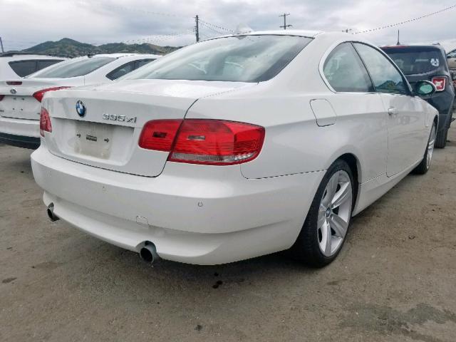 WBAWC73538E065180 - 2008 BMW 335 XI WHITE photo 4