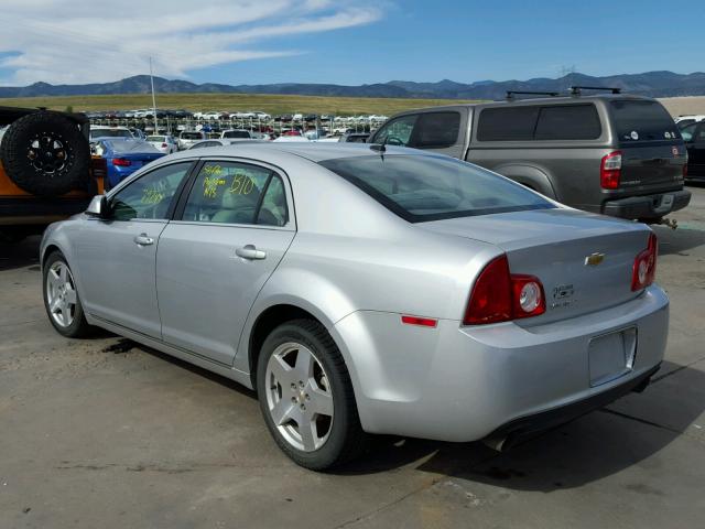 1G1ZD5E71AF225419 - 2010 CHEVROLET MALIBU 2LT SILVER photo 3