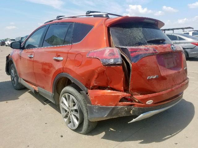 2T3YFREV9GW289475 - 2016 TOYOTA RAV4 LIMIT ORANGE photo 3