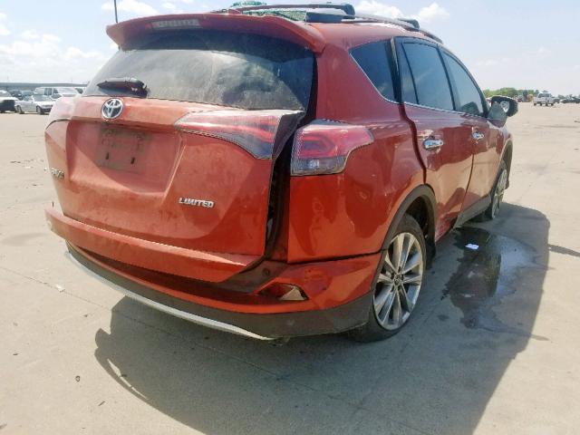 2T3YFREV9GW289475 - 2016 TOYOTA RAV4 LIMIT ORANGE photo 4