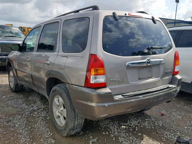 4F2YU091X1KM21880 - 2001 MAZDA TRIBUTE LX BROWN photo 3