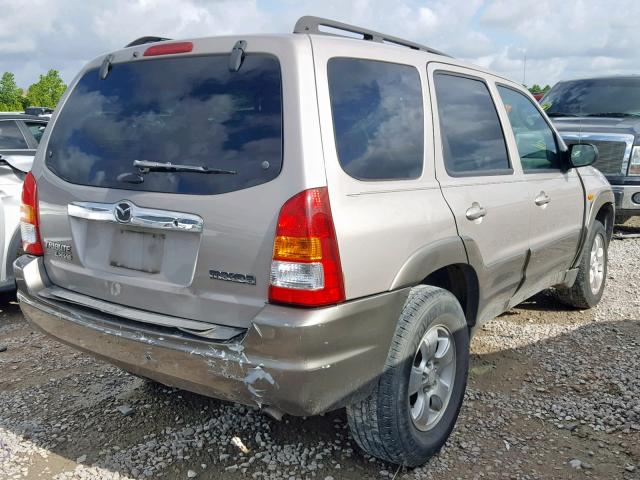 4F2YU091X1KM21880 - 2001 MAZDA TRIBUTE LX BROWN photo 4