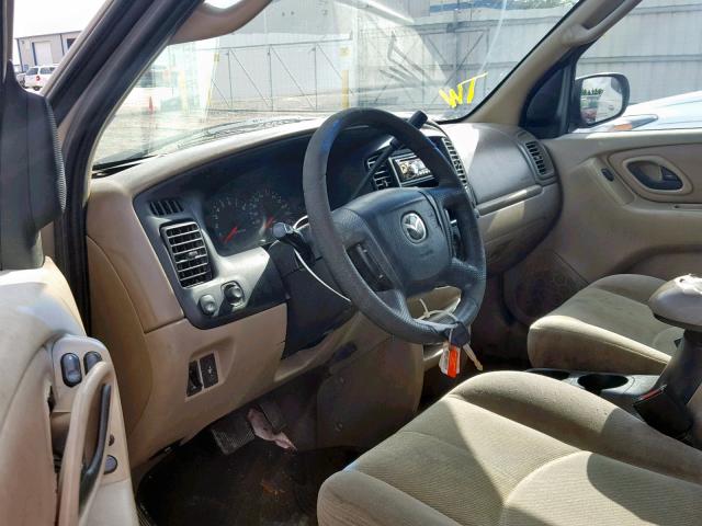 4F2YU091X1KM21880 - 2001 MAZDA TRIBUTE LX BROWN photo 9