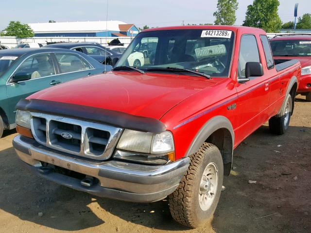 1FTZR15X4WTA48410 - 1998 FORD RANGER SUP RED photo 2