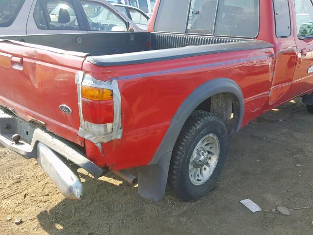 1FTZR15X4WTA48410 - 1998 FORD RANGER SUP RED photo 9