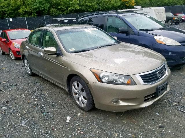 1HGCP36818A023530 - 2008 HONDA ACCORD EXL BEIGE photo 1