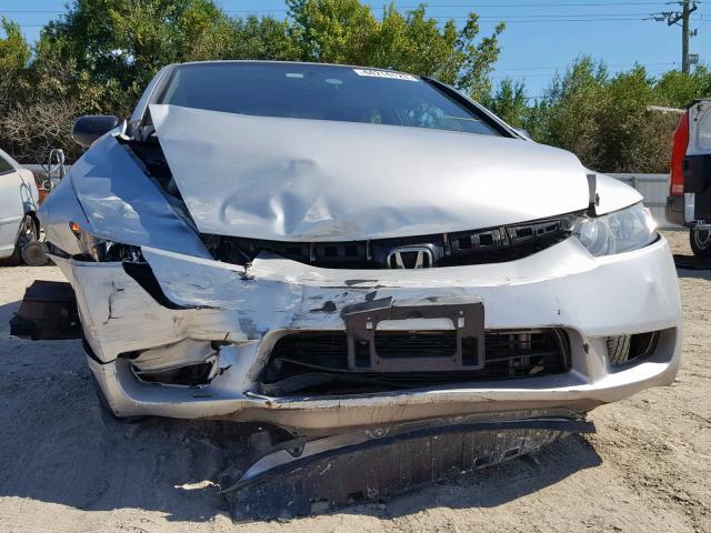 2HGFA1F37AH503909 - 2010 HONDA CIVIC VP SILVER photo 9