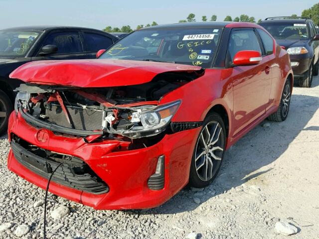 JTKJF5C71F3091448 - 2015 TOYOTA SCION TC 勃艮第红 照片 2