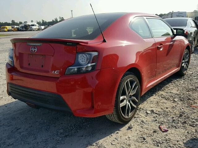 JTKJF5C71F3091448 - 2015 TOYOTA SCION TC 勃艮第红 照片 4