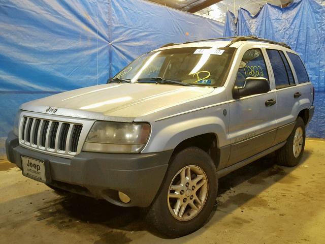 1J4GW48SX4C274993 - 2004 JEEP GRAND CHER SILVER photo 2