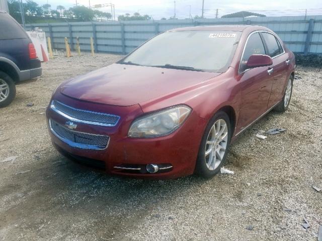 1G1ZE5E7XBF334671 - 2011 CHEVROLET MALIBU LTZ ბურგუნდია ფოტო 2