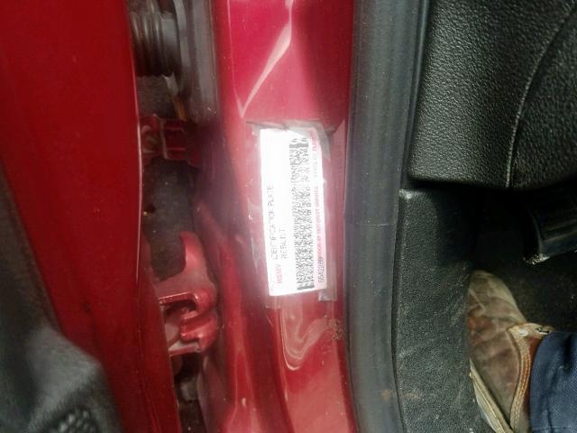 1G1ZE5E7XBF334671 - 2011 CHEVROLET MALIBU LTZ ბურგუნდია ფოტო 9