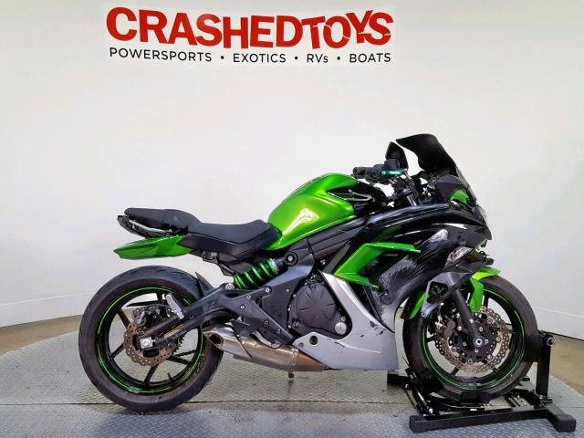 JKAEXEE1XGDA22605 - 2016 KAWASAKI EX650 E GREEN photo 1