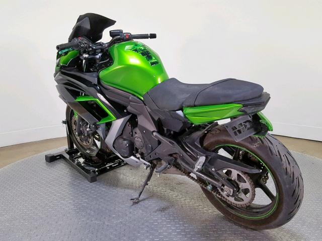 JKAEXEE1XGDA22605 - 2016 KAWASAKI EX650 E GREEN photo 6