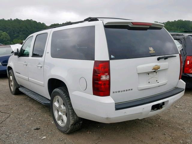 3GNFK16327G129995 - 2007 CHEVROLET SUBURBAN K WHITE photo 3