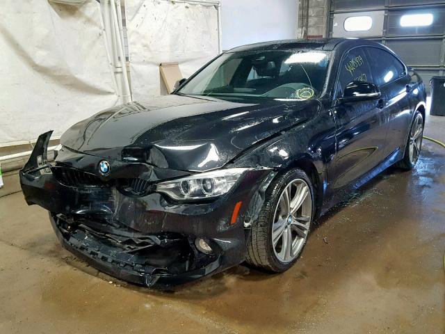 WBA4B3C51FGV48431 - 2015 BMW 435 XI BLACK photo 2