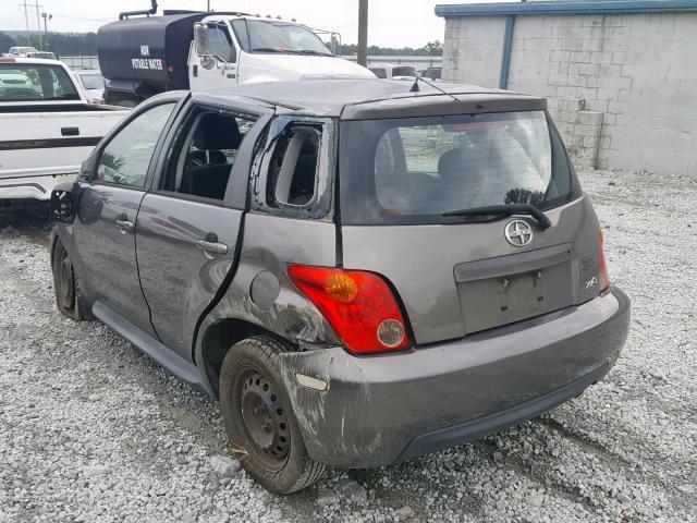 JTKKT624150118822 - 2005 TOYOTA SCION XA GRAY photo 3