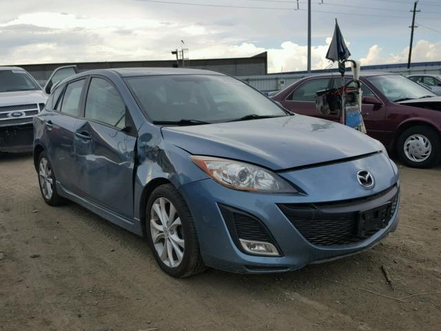 JM1BL1H67A1328168 - 2010 MAZDA 3 S BLUE photo 1