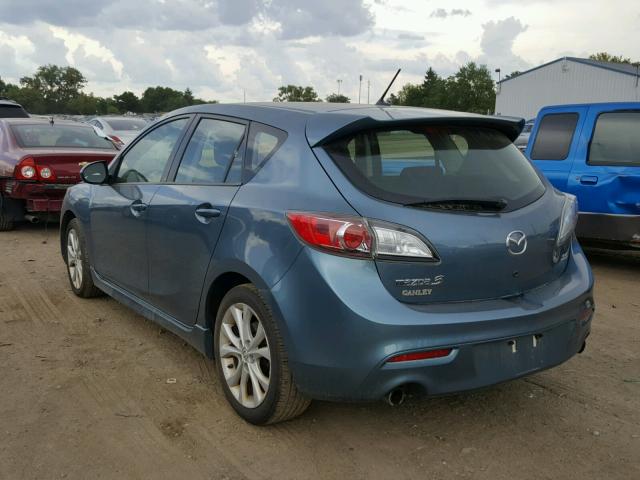 JM1BL1H67A1328168 - 2010 MAZDA 3 S BLUE photo 3