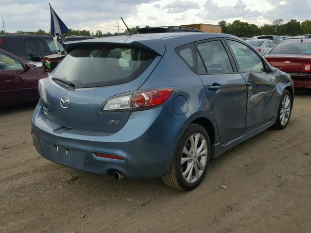 JM1BL1H67A1328168 - 2010 MAZDA 3 S BLUE photo 4