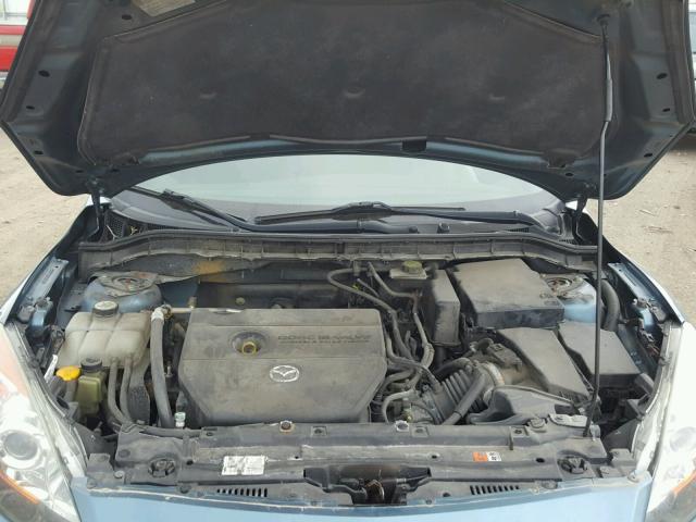 JM1BL1H67A1328168 - 2010 MAZDA 3 S BLUE photo 7