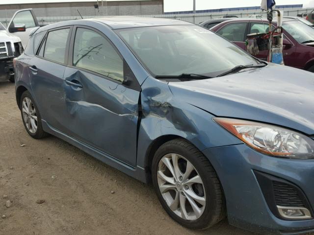 JM1BL1H67A1328168 - 2010 MAZDA 3 S BLUE photo 9