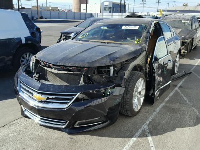 2G1155S3XE9190048 - 2014 CHEVROLET IMPALA LTZ BLACK photo 2