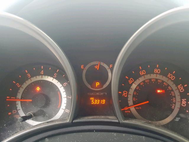 JTKJF5C7XB3014202 - 2011 TOYOTA SCION TC ნაცრისფერი ფოტო 8