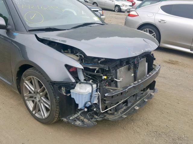 JTKJF5C7XB3014202 - 2011 TOYOTA SCION TC ნაცრისფერი ფოტო 9