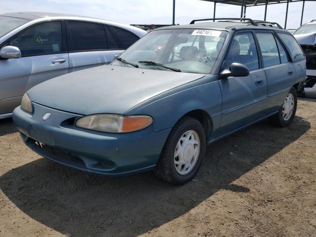 3MELM15P8VR600641 - 1997 MERCURY TRACER LS GREEN photo 2