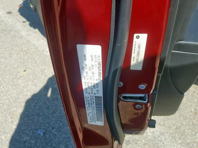 1J4NF1FB6BD216654 - 2011 JEEP COMPASS SP წითელი ფოტო 10