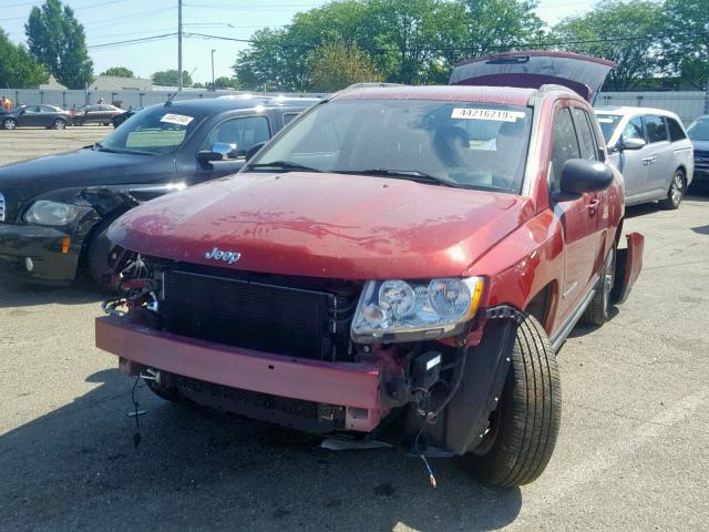 1J4NF1FB6BD216654 - 2011 JEEP COMPASS SP წითელი ფოტო 2