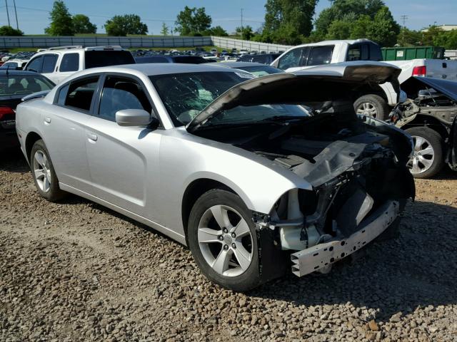 2C3CDXBG0CH101872 - 2012 DODGE CHARGER SE SILVER photo 1