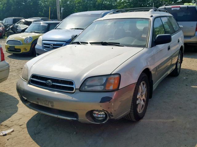 4S3BH675117630544 - 2001 SUBARU LEGACY OUT WHITE photo 2