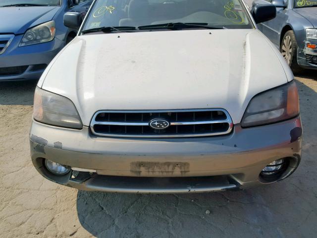 4S3BH675117630544 - 2001 SUBARU LEGACY OUT WHITE photo 9