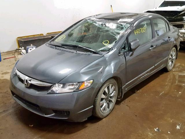 19XFA1F96AE026680 - 2010 HONDA CIVIC EXL 灰色 照片 2