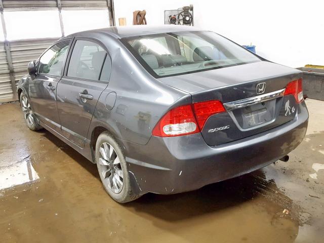 19XFA1F96AE026680 - 2010 HONDA CIVIC EXL 灰色 照片 3