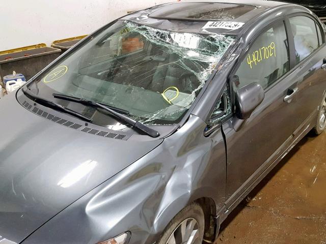 19XFA1F96AE026680 - 2010 HONDA CIVIC EXL 灰色 照片 9