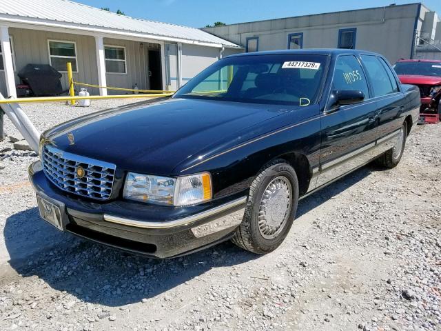 1G6KE54Y6XU725650 - 1999 CADILLAC DEVILLE DE BLACK photo 2