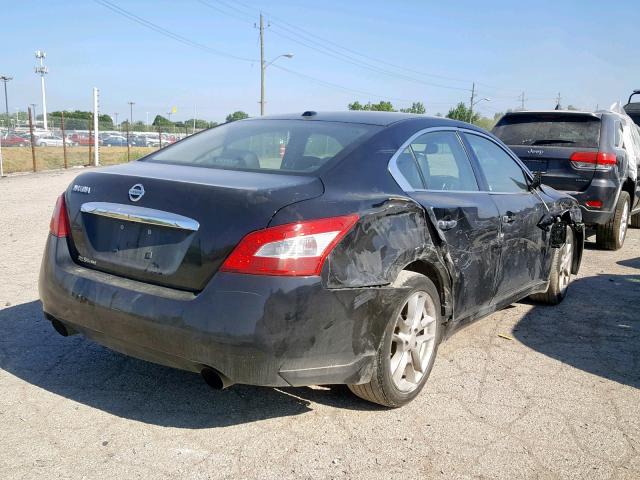 1N4AA5AP9AC854193 - 2010 NISSAN MAXIMA S BLACK photo 4