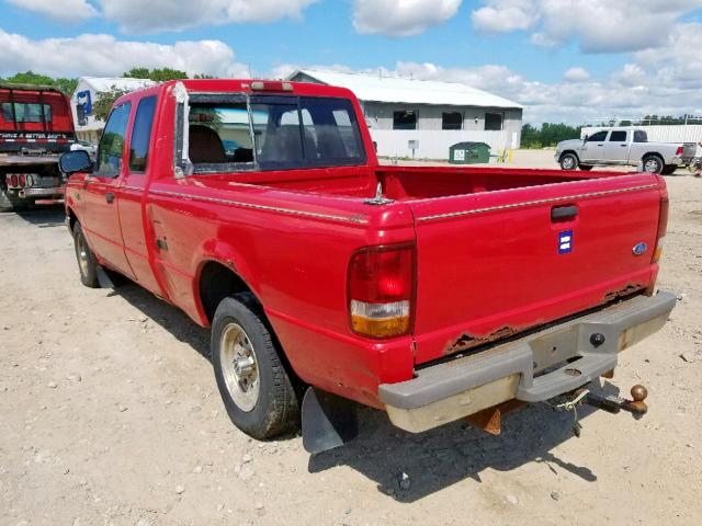 1FTCR14X9SPB13133 - 1995 FORD RANGER SUP RED photo 3