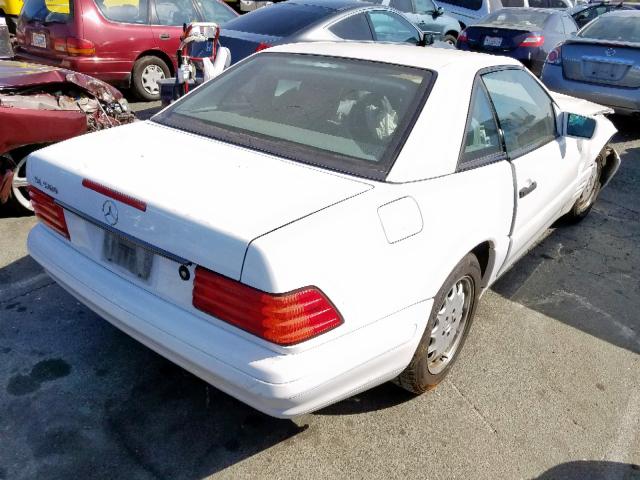 WDBFA67F0WF166267 - 1998 MERCEDES-BENZ SL 500 WHITE photo 4